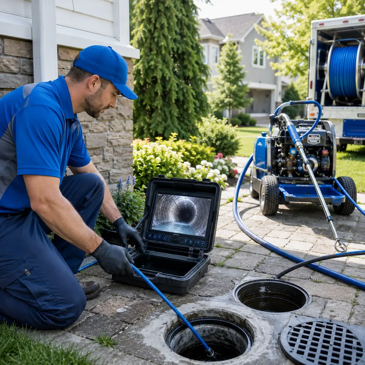 Outdoor drain cleaning professionals serving Woodsville, NH